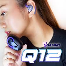 Sabbat Q12 is designed for your ultimate comfort while sporting an  open-wear design. Perfect for active wear, it keeps you aware of your  surroundings while preventing sound leakage. Get immersed in powerful,