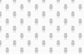 Pages and pages of my sketchbook are filled with drawings of robots. Kids Little Robots Pattern Wallpaper Hovia