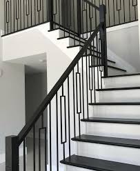 Iron Stair Balusters Modern Metal Spindles For Stairs Etsy In 2020 Iron Stair Balusters Iron Staircase Railing Modern Stairs