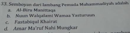 Semboyan Dari Lambang Pemuda Muhammadiyah Adalah Brainly Co Id