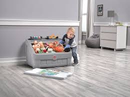 2 In 1 Toy Box Art Lid Gray Kids Toy Box Kids Toy Boxes Toy Boxes Box Art