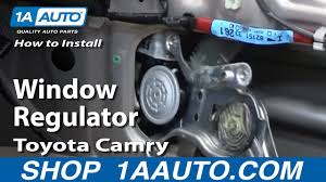 I have 1999 toyota camry le 2.2 l, when i drive its temperature sensor gauge in car shows at c or close to c i have a 2004 toyota camry. How To Replace Window Regulator 97 01 Toyota Camry Youtube