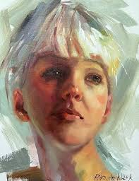 The end of November with oil Pastels 30x21 cm