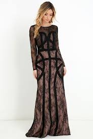 Bariano Right As Reign Beige And Black Lace Maxi Dress Black Lace Maxi Dress Black Lace Maxi Lace Maxi Dress