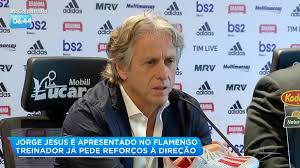 Não é de hoje que a torcida do flamengo está insatisfeita com o trabalho de rogério ceni à frente do clube. Jorge Jesus E Apresentado Como Novo Tecnico Do Flamengo Recordtv R7 Balanco Geral Rj