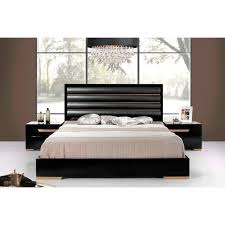 Nova Domus Romeo Italian Modern Black Contemporary Bedroom Design Queen Size Bed Frames King Bed Frame