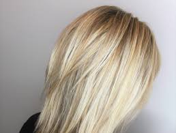 If you have fine hair, you can actually use color to make it look denser and thicker. Fine Hair With Highlights And Darker Root Make The Hair Look Thicker Fine Hair Hair Loss Wigs Hair System