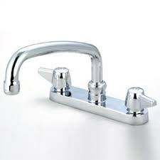6 center kitchen faucet with sprayer