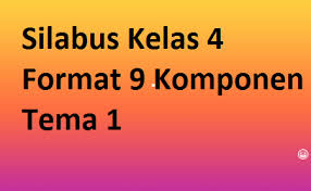 Download silabus dan rpp kelas 4 sd k13 semua tema pada semester 1 dan 2. Silabus Kelas 4 Format 9 Komponen Tema 1 Indahnya Kebersamaan Guru Now