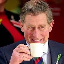 Prince Charles takes his tea ...