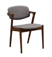 Modern dining chairs offer comfort, style and function all wrapped into one beautiful piece of furniture. Malone Collection Malone Mid Century Modern Dark Walnut Dining Chair Pack Of 2 105352 Chairs Carmichael Furniture Ca