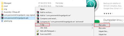 · click or tap on zip from the list of target . How To Open An Apk File Using Winrar Or 7 Zip On Windows