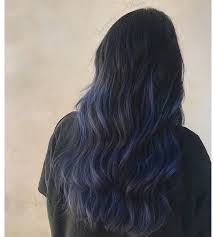 Follow My Instagram Unevneib Blue Hair Indigo Hair Dark Roots Blue Ends Balayage Ombre Color Melt Vivid Hair Col Indigo Hair Long Hair Color Long Hair Styles