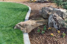 Whether your new to gardening, or a seaoned expert, you'll find plenty of inspiration. Front Yard New Flower Bed Landscaping With Boulders Landscaping With Rocks Backyard Landscaping