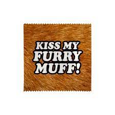 Condom Kiss My Furry Muff (dean Morris)