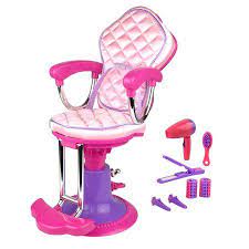 Click N Play Doll Salon Chair And Accessories Perfect For 18 Inch American Girl Dolls Walmart Com In 2021 Little Girl Toys Cool Toys For Girls Doll Play
