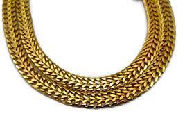 Sterling Silver Necklace Milor Italy Gold Vermeil Fancy Flat Etsy Sterling Necklaces Vintage Designer Jewelry Sterling Silver Necklaces