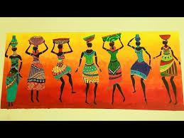 Wall art ideas are everywhere and you just have to find the one that matches your personality and highlights the best parts of your home. African Art Wall Painting Living Room Wall Decor Ideas Wall Painting Design Ideas Africans Media Center