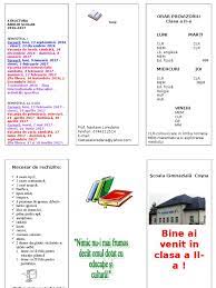 Eu ii mai spun si brosura, deoarece formatul in care vei lucra se numeste in acest fel. Pliant Inceput An Scolar
