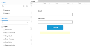 You'll be able to see tiny little anchor icons when you're in edit mode. Account Login Tutorial Axure Docs