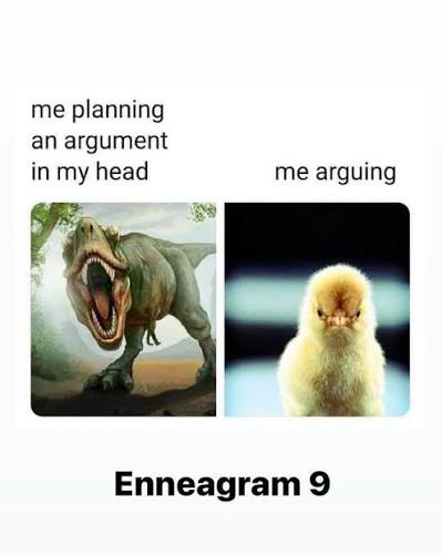 Once again here to thank @michaelshahan_therapy for letting me occasionally  steal enneagram memes from his stories to share with y'all 😂 BLESS • But  could this be more relatable??? • Today I'm