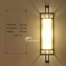 Wall lighting is the perfect addition to any room, a great way to make a space feel more inviting and complete, and a key component of any layered lighting scheme. Wall Sconce Lighting Asian Fabric Rectangule Wrought Iron Indoor Best