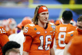 Clemson quarterback trevor lawrence and notre dame counterpart ian book both began the season on the bench. Trevor Lawrence Hears Woman Criticizing His Mustache