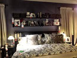 shelf above bed from ikea i find this display very busy too much so for the bedroom b shelf styling living room shelf styling bedroom shelves in bedroom