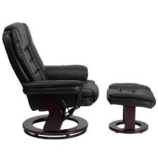 Leather Recliner And Ottoman Black Belnick Black Leather Recliner Flash Furniture Brown Leather Recliner Chair