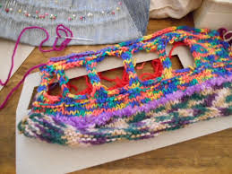 Watch your knitting video now! Handmade Violet S Vegan Comics