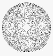 These alphabet coloring sheets will help little ones identify uppercase and lowercase versions of each letter. Amazingly Relaxing Free Celestial Mandala Coloring Pages Hd Png Download Kindpng