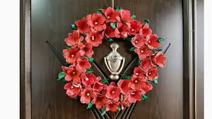 تزيين الباب بتعليقة مميزة وسهلة ةمن مكونات متوفرة في كل منزل اعمال يدوية Youtube