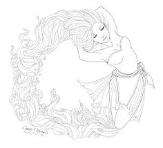 Lottery Lineart Bratkitty By Darlingmionette Deviantart Com On Deviantart Adult Coloring Designs Mermaid Coloring Colorful Drawings