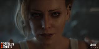 In the original short story, greta is the last survivor of her crew who were stranded with the same routing error that landed thom and his crew beyond the. Artstation Greta Love Death Robots Quentin Chaillet