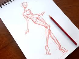 En este nivel aparecen ya algunos dibujos un poco más laboriosos, pero su realización sigue siendo fácil, si se llevan a cabo siguiendo los pasos indicados en cada una de ellos. Como Dibujar Un Figurin De Moda Paso A Paso Laura Paez