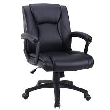 Best Kelburne Luxura Faux Leather Computer And Desk Chair Black Your Kitchen
