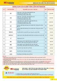 Bảng giá phụ kiện cửa cuốn & linh kiện cửa cuốn giá rẻ mới nhất 2022