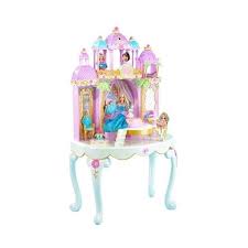 Barbie Island Princess Vanity Table 280 Liked On Polyvore Featuring Home Children S Room And Chi Princess Doll House Barbie Furniture Disney Barbie Dolls