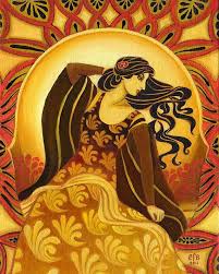 Madame Soleil 16x20 Poster Fine Art Print Pagan Mythology Art Etsy Goddess Art Art Mythology Art