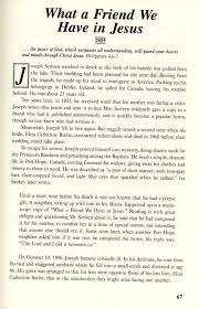 What a friend we have in jesus. What A Friend We Have In Jesus By Joseph Scriven 1855 Hymns Lyrics Bible Songs Gospel Song