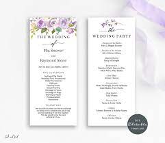 Diy Wedding Program Template Editable Template Order Of Etsy Printable Wedding Programs Diy Wedding Program Template Wedding Planning On A Budget