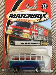 Matchbox Vw Transporter Blue White Highway Hero S Volkswagen Van 12 Ebay Matchbox Cars Volkswagen Transporter Matchbox