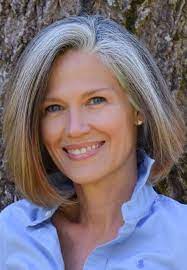 Image Result For Transition To Grey Hair With Highlights Gray Hair Highlights Gray Hair Growing Out Haircuts For Fine Hair