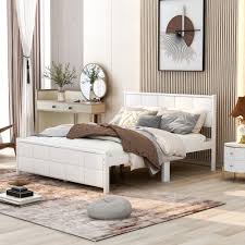 44.9'' h x 57.1'' w x 77.4'' l; Bed Frame Footboard Attachment