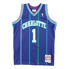 Charlotte Hornets Muggsy Bogues 94 95 Mens Swingman Jersey Rebel Sport