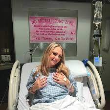 Being pregnant doesn't cause breast cancer, but if you already have some breast cancer cells, the hormonal changes of pregnancy may. Mom And Breast Cancer Survivor Posts Perfect No Breastfeeding Zone Sign