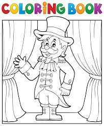 The rise of gru (2022). Coloring Book Circus Ringmaster Theme 1 Stock Vector Illustration Of Male Style 61171597