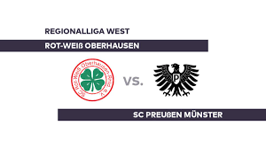 Germany regionalliga west table standing | decoration. Rot Weiss Oberhausen Sc Preussen Munster Munster In The Negative Trend Regionalliga West Teller Report