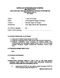 Senarai contoh minit mesyuarat sekolah. Minit Mesyuarat Jk Pbppp Bil 1 2018 Pdfcoffee Com