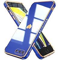 PeeTep iPhone 8 Plus Case, iPhone 7 Plus Case for Girls Women,Luxury Slim  Fit Electroplate Edge Bumper Case with Full Camera Lens Protection Raised  Reinforced Corners Soft TPU Shockproof Cover,Black : Amazon.sg: